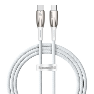 Cablu Retea Baseus Glimmer 100W, 1m, alb