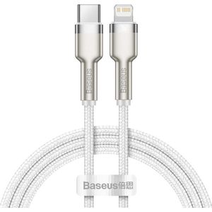 Cablu Baseus Type-C la Lightning 1m alb