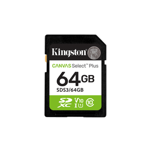 64GB SDXC Canvas Select Plus Gen3 100MB/
