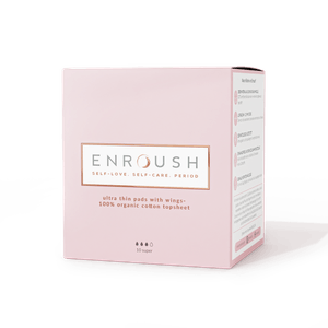 Absorbante din bumbac organic super – 10 bucăți Enroush