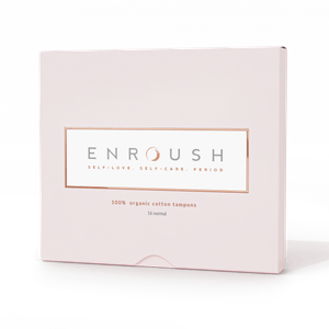 Tampon din bumbac organic normal – 16 bucăți Enroush