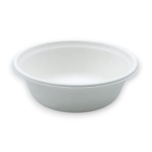 Bol rotund 600 mL Eco din trestie de zahar 50 buc/set