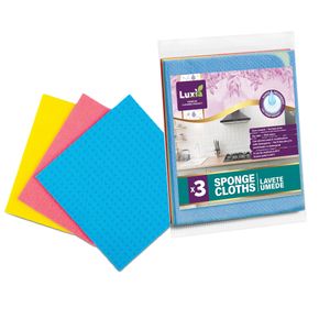 Lavete umede Luxia 3 buc/set 16x16cm colorate