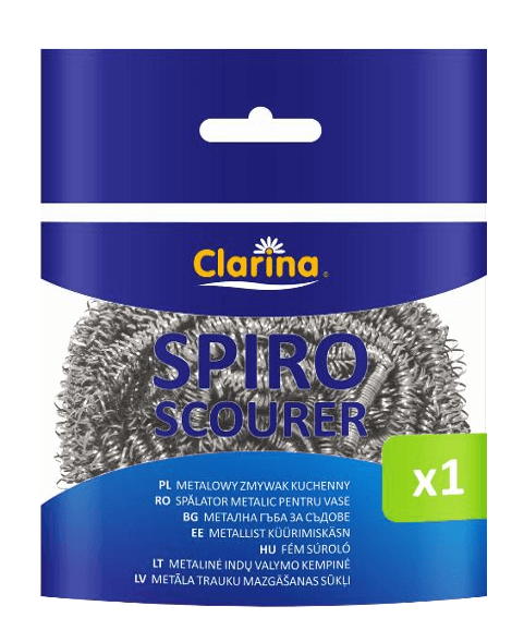 Burete vase Clarina inox 1 buc