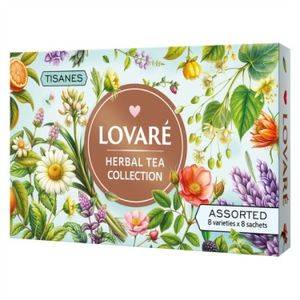 Colectie ceai Lovare Herbal 64 plicuri 8 arome 96 g