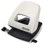 Perforator-metalic-2-perforatii-30-coli-Leitz-diverse-culori-gri-0