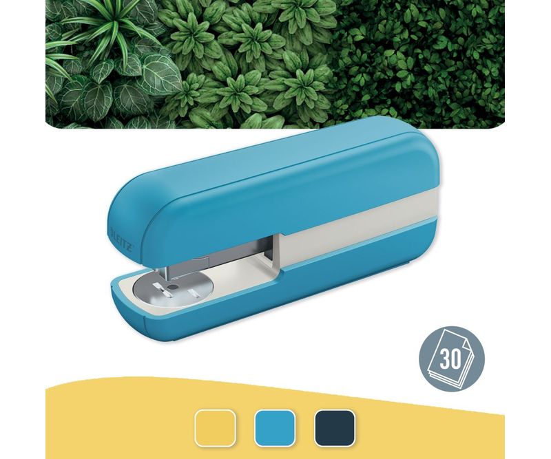 Capsator-plastic-24-26-6-mm-30-coli-Leitz-diverse-culori-albastru-celest-4