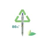 Set-10-pixuri-cu-bila-B2P-Ecoball-Pilot-Begreen-1-0-mm-10-rezerve-B2P-Ecoball-Pilot-Begreen-1-0-mm-varf-gros-albastru-5