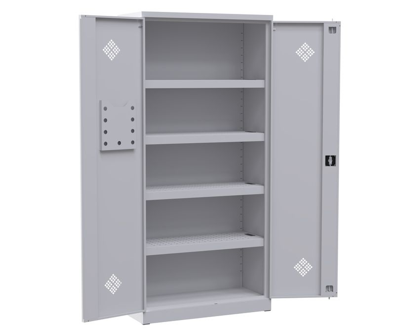 Dulap-metalic-pentru-substanțe-chimice-92x42x195-cm-cu-4-polite-4