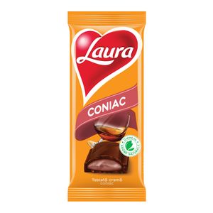 Ciocolata Laura cu crema de coniac 92 g