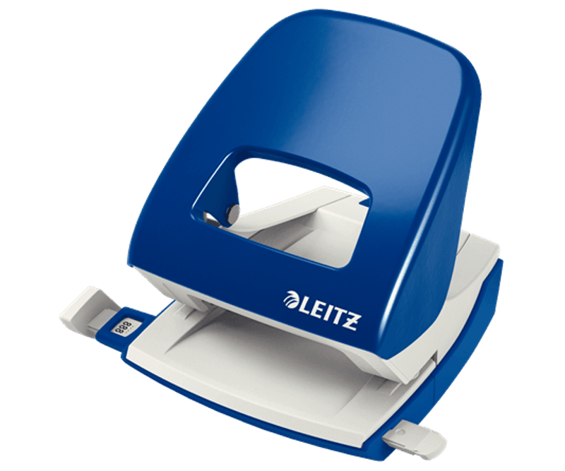 Perforator-metalic-2-perforatii-30-coli-Leitz-diverse-culori-albastru-1