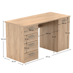 Birou-cu-dulap-și-sertare-din-DTD-laminat-stejar-artisan-137x60x76.3-cm-2