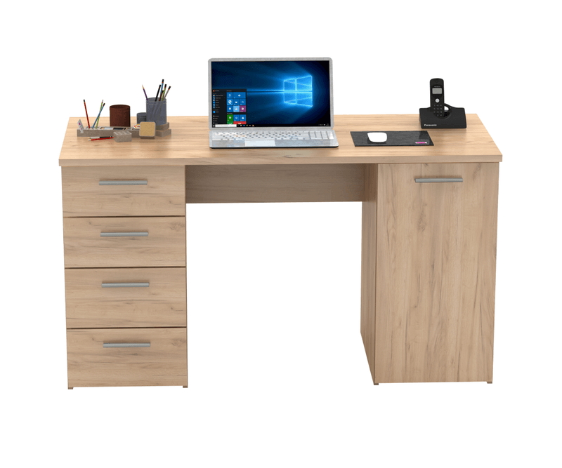 Birou-cu-dulap-și-sertare-din-DTD-laminat-stejar-artisan-137x60x76.3-cm-3