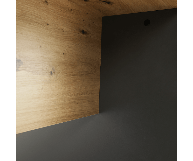 Detaliu-colț-muchie-și-texturi-pentru-biroul-gri-antracit-stejar-artisan-interior