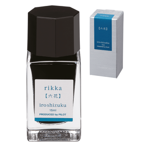 Cerneala stilou Pilot Iroshizuku "Rikka" 15 ml albastru