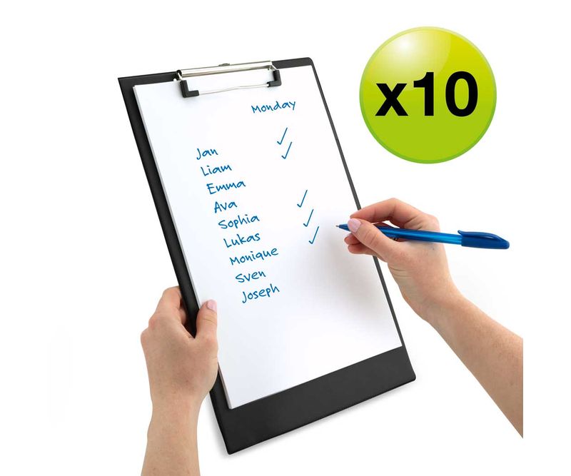 10-bucati-Clipboard-negru-PVC-A4-100-coli