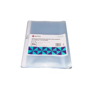 Folie protectie documente A4 XPrime cristal 45 microni 100 bucati/set