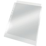 Folie-de-protectie-Esselte-A4-105-microni-deschidere-superioara-si-lateral-dreapta-cu-margine-color-100-bucati-set-verde-0