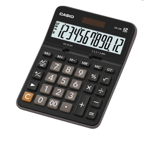 Calculator de birou Casio DX-12B 12 digiti negru