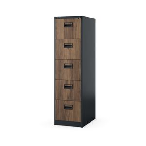 Dulap metalic de arhivare SARA V5, 460 x 1625.5 x 620 mm, Eco Sesign: nuc-antracit