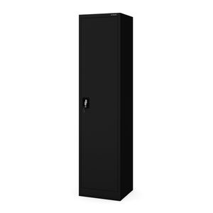 Dulap metalic de birou pentru dosare ALEX, 450 x 1850 x 400 mm, negru