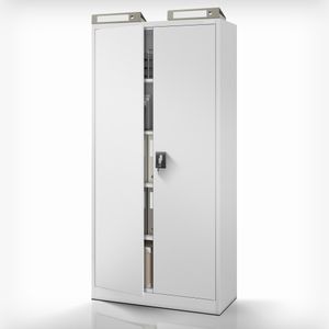 Dulap metalic cu incuietoare JAN H, 900 x 1950 x 400 mm, gri