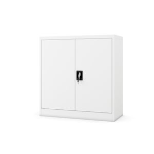 Dulap pentru dosare cu cheie BEATA, 900 x 930 x 400 mm, alb