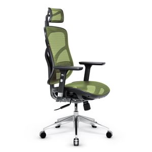 Scaun ergonomic Diablo V-Basic: negru-verde