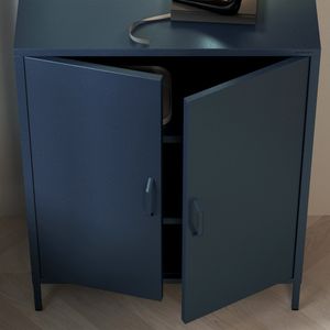 Dulap cu rafturi VITO, 800 x 1015 x 400 mm, Modern: albastru inchis