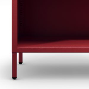 Etajera LUCA, 1000 x 900 x 350 mm, Modern: rosu