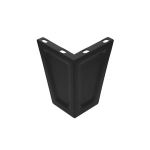 Picioare pentru mobila, set de 4 buc negru