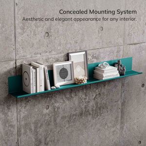 Raft de perete JOANNE 1200 mm, Modern: verde marin