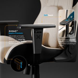 Scaun gaming bej Diablo X.ONE Prime Desert Storm