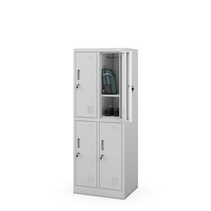 Dulap vestiar scolar BHP gri: BARTUS 2 Plus
