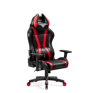 Scaun de birou Diablo X-Horn 2.0 Small: Negru-Rosu