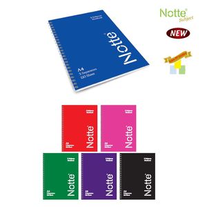 Caiet A4 dictando Notte cu spira și diviziuni diverse modele