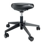 Scaun-ergonomic-negru-Leitz-reglabil-45-59-cm-piele-artificiala-si-roti-pivotante