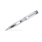 Stilou-Pilot-Prera-corp-transparent-varf-M-cu-capac-accesorii-culori-diverse-negru