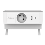 100091452_DeskUp2_1x230V_1xAC_WHT_Front