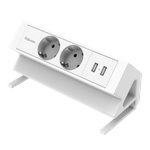 100091674_DeskUp2_2x230V_2xA_WHT-Side