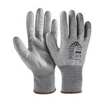 Mănuși-anti-tăiere-F-palmă-imersată-PU-gri-Active-Gear-marimea-9