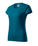 Tricou damă Single Jersey 100% bumbac Malfini Basic 134 albastru petrol mărimea M-1781508972159