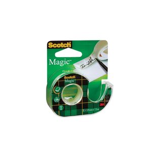 Banda adeziva cu dispenser 3M Scotch Magic 19 mm x 7.5 m invizibila