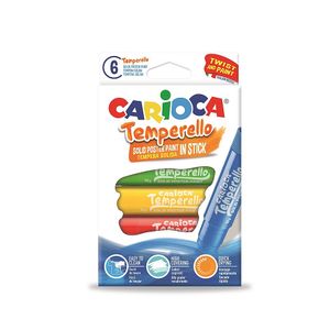 Tempera solida Carioca Temperello 6 bucati