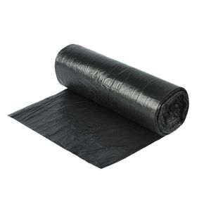 Saci menajeri 35 l 50 x 70 cm LDPE negru 15 bucati/rola