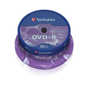 DVD+R Verbatim advanced azo+ 25 bucati/Set