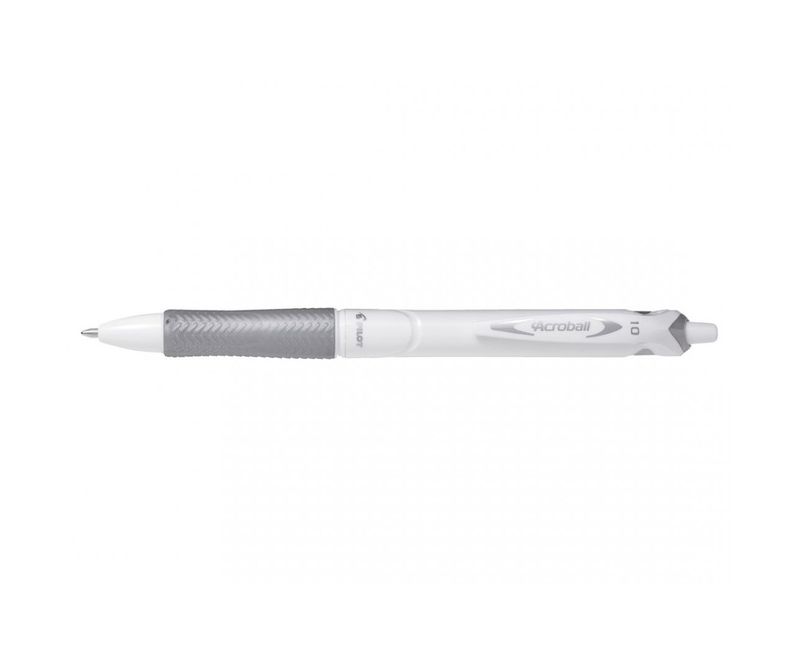 Pix-cu-bila-Pilot-Acroball-Pure-White-retractabil-1.0-mm-negru