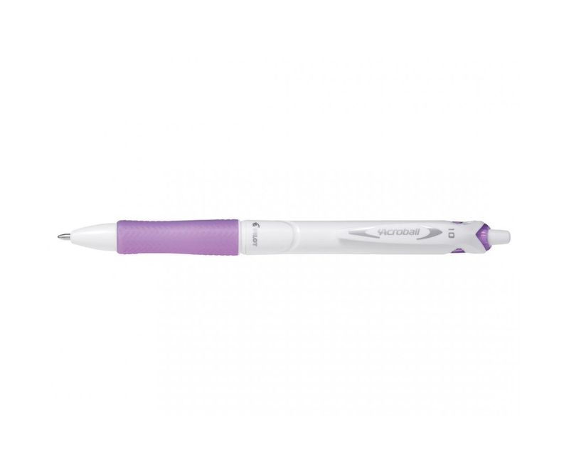 Pix-cu-bila-Pilot-Acroball-Pure-White-retractabil-1.0-mm-violet