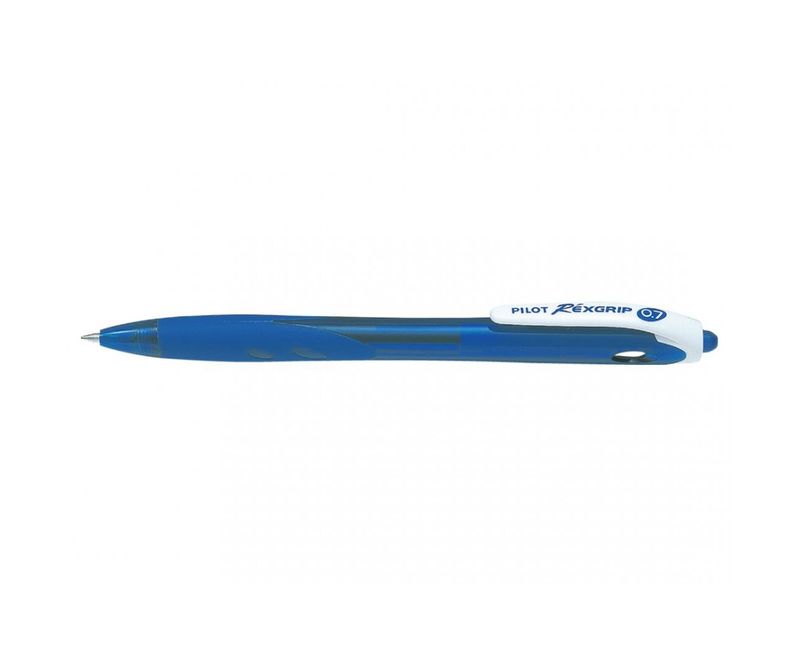 Pix-cu-bila-Pilot-Begreen-Rexgrip-retractabil-0.7-mm-albastru