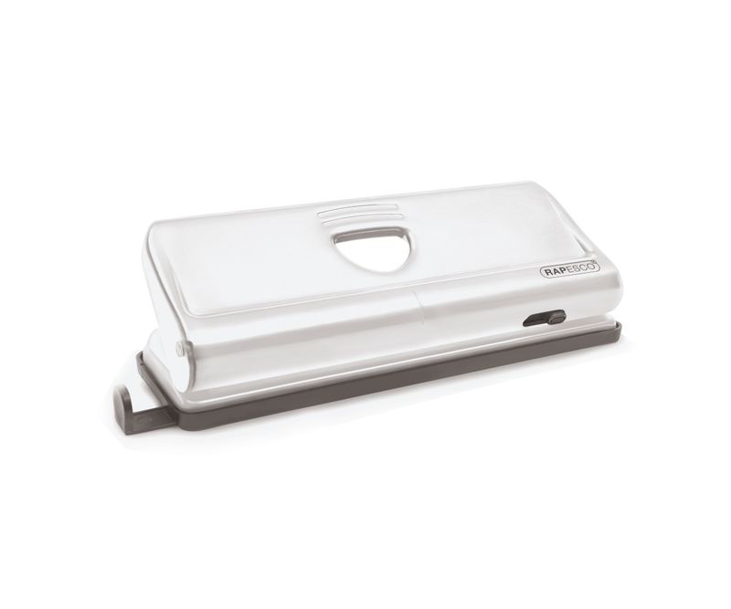 Perforator-metalic-Rapesco-cu-6-perforatii-reglabile-10-coli-alb